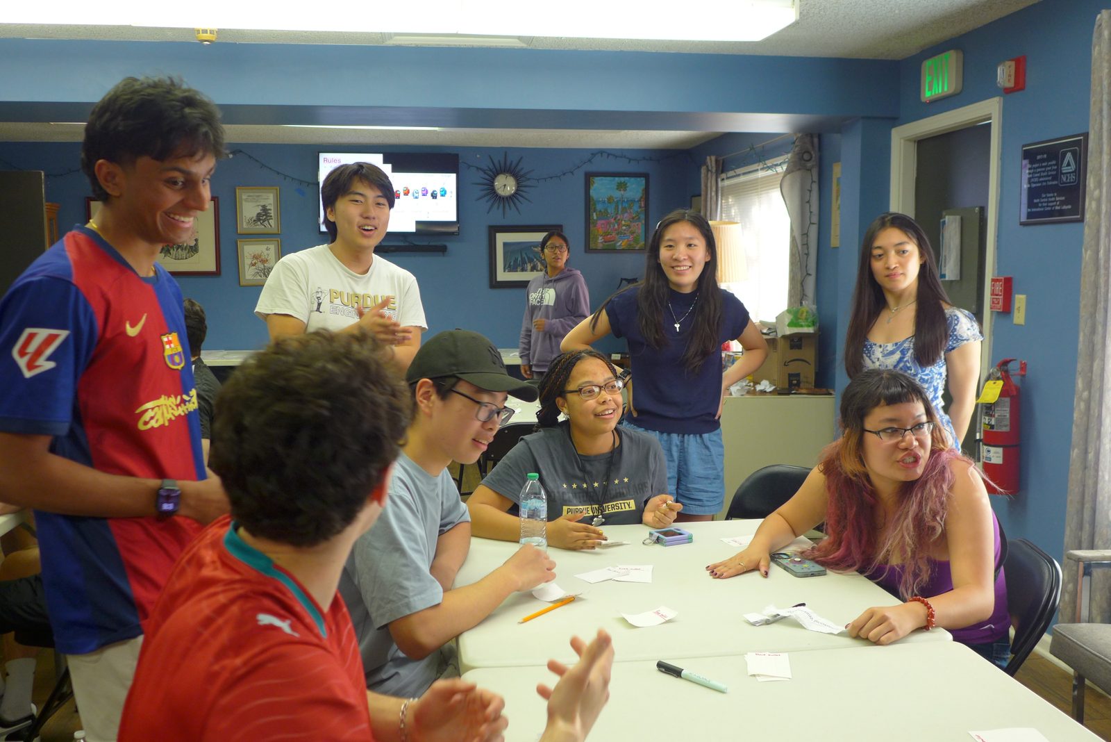 CCA members at a community night